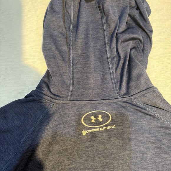 Under Armour NFL Denver Broncos Combine Authentic Blue 2XL 2 Snap Blue Hoodie - Picture 8 of 9